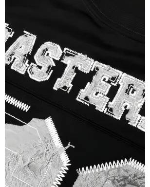 Mastermind Japan ダメージ加工パッチTシャツ ブラック - サムネイル5