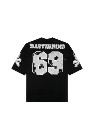 Mastermind Japan ダメージ加工パッチTシャツ ブラック - サムネイル2