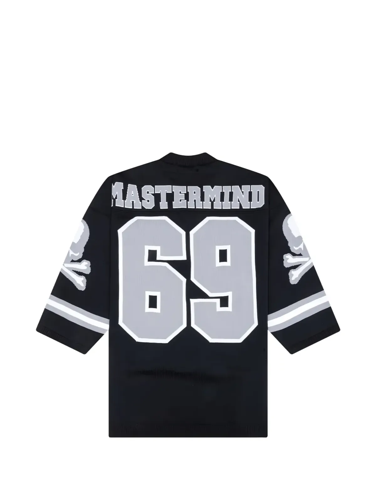 Mastermind Japan Vネック ナンバーグラフィック Tシャツ - ブラック - 画像2