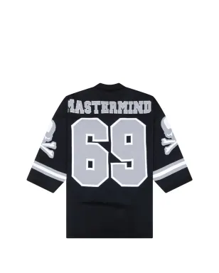 Mastermind Japan Vネック ナンバーグラフィック Tシャツ - ブラック - サムネイル2