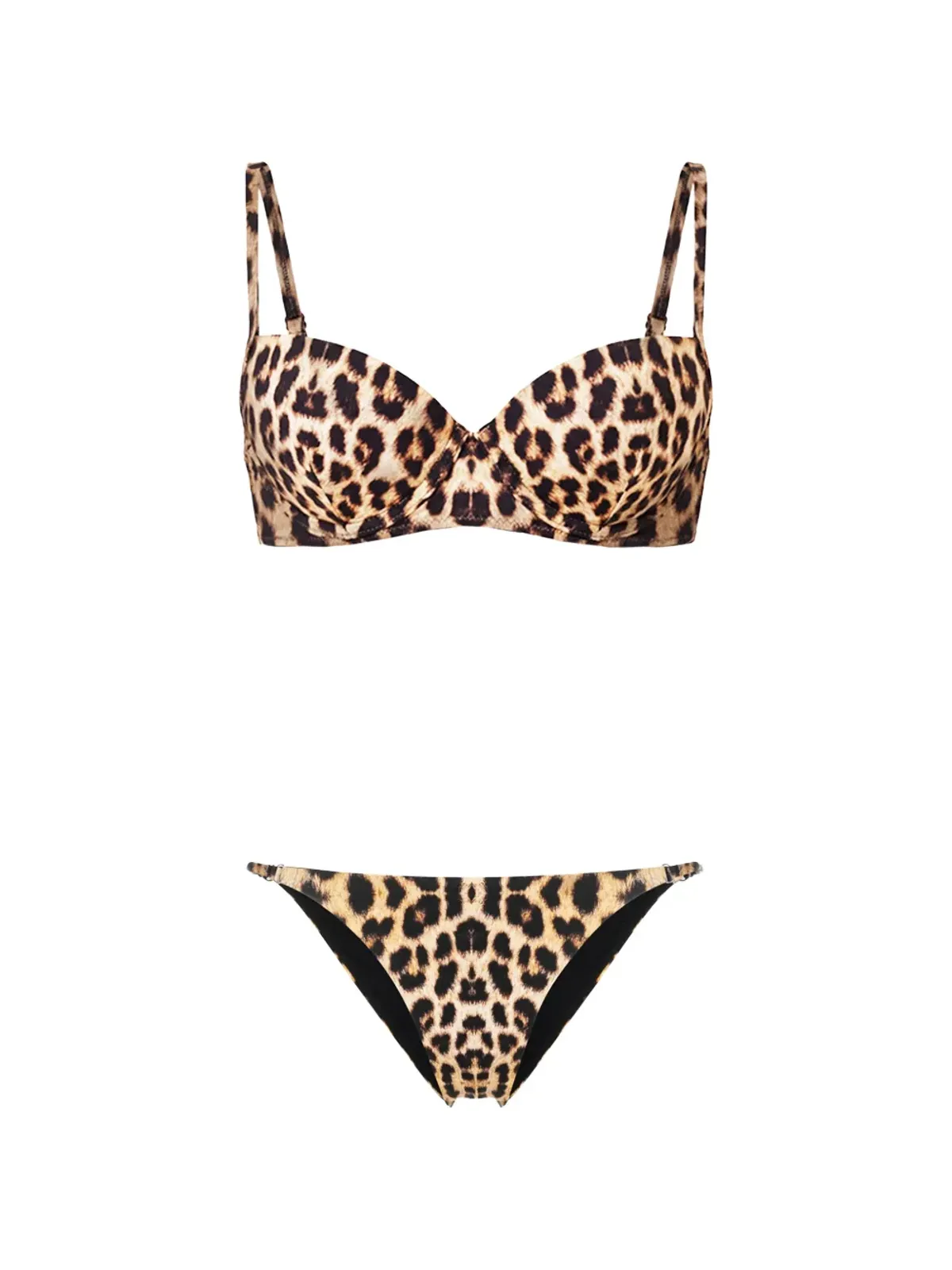 Noire Swimwear プッシュアップ レオパード柄 ビキニ - 画像1