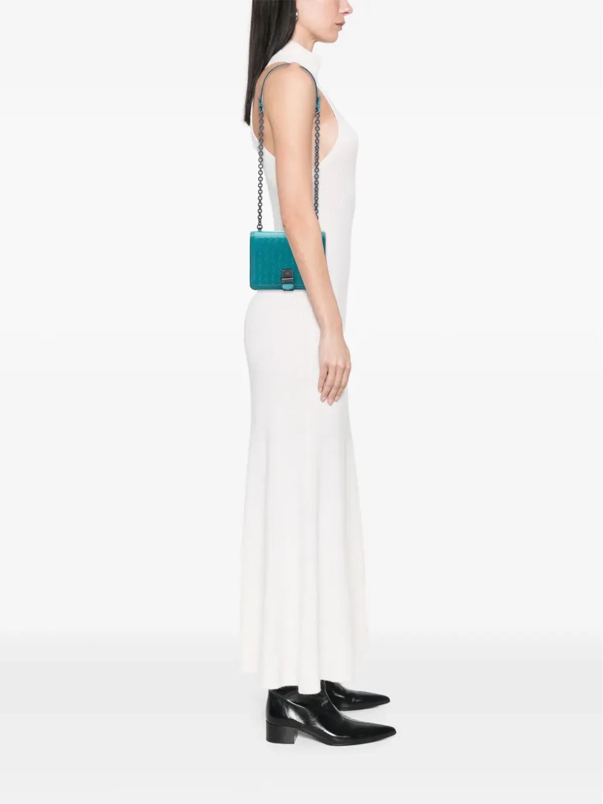 Bottega Veneta ビンテージ 2012-2025 ミニ ナパイントレチャート Runway ショルダーバッグ - 画像2