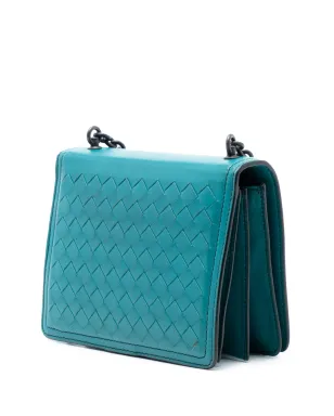 Bottega Veneta ビンテージ 2012-2025 ミニ ナパイントレチャート Runway ショルダーバッグ - サムネイル3