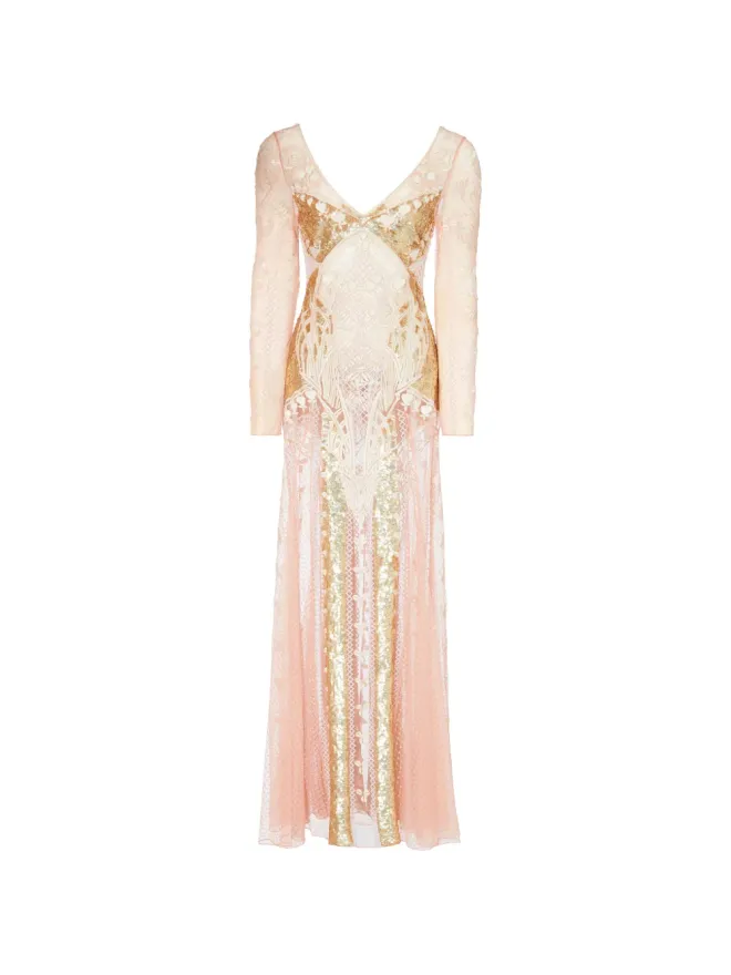 Temperley London Temperley London Gigi 刺繍入りマキシドレスの商品画像