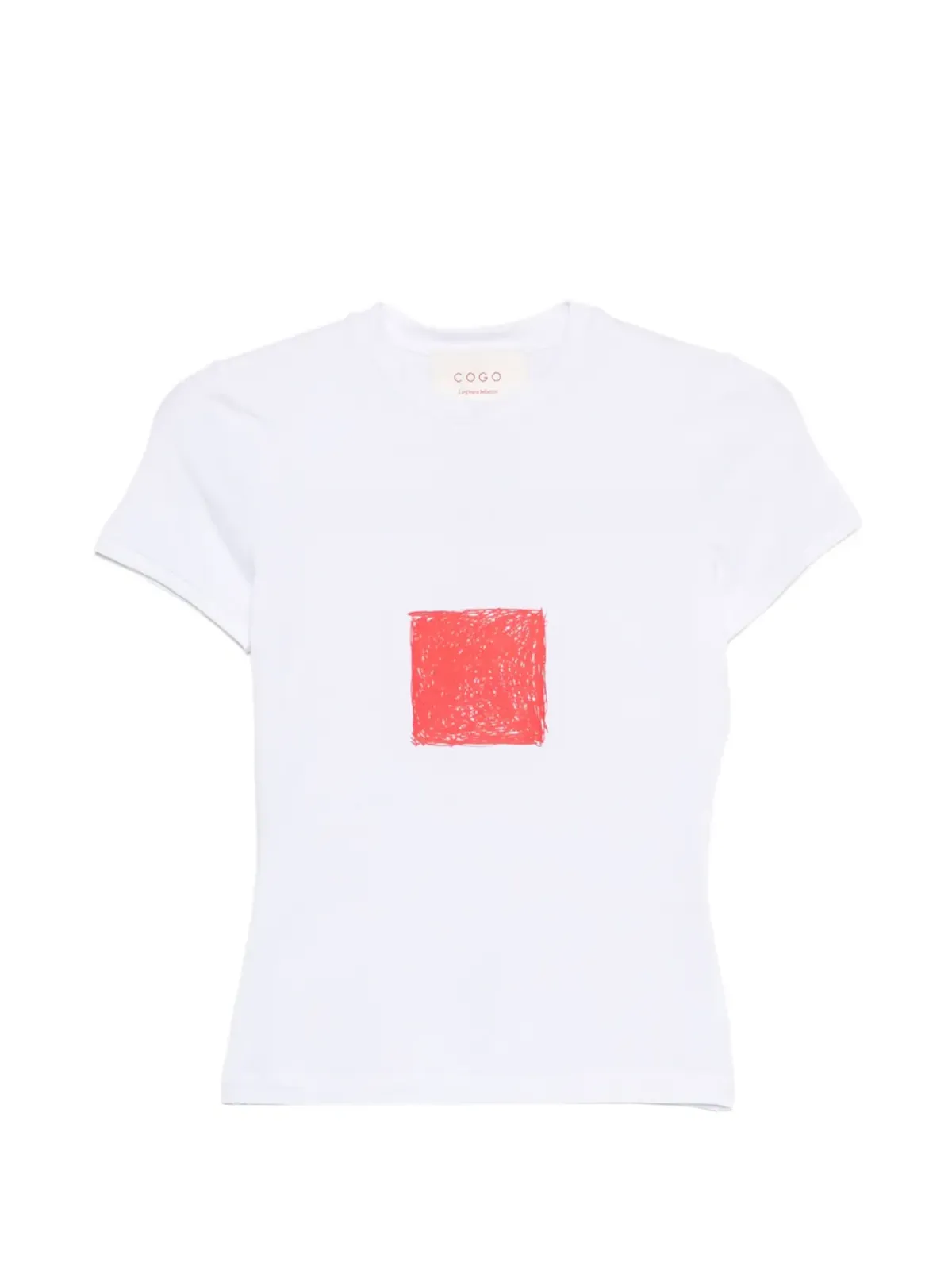 CO.GO スクエアプリントTシャツ - 画像1