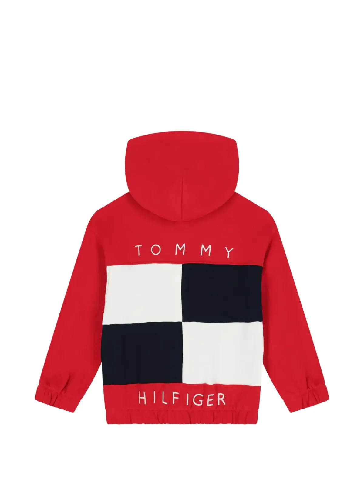 Tommy Hilfiger Junior フード付きジップファスナー付きスウェットシャツ - レッド - 画像2