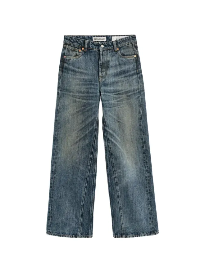 Our Legacy OUR LEGACY Treble Cut wide-leg jeans - Blueの商品画像
