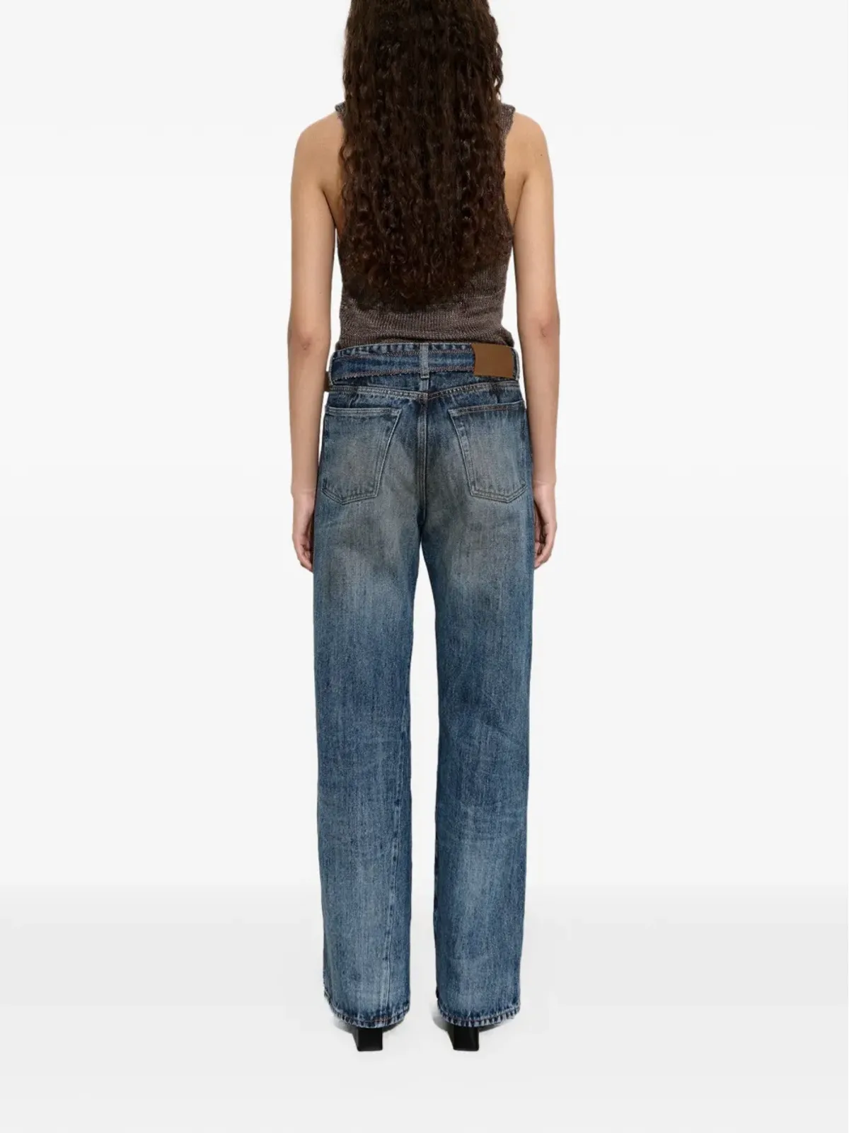 OUR LEGACY Treble Cut wide-leg jeans - Blue - 画像3