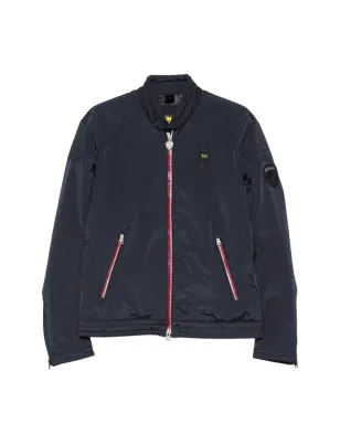 Blauer Thayer キルテッドジップジャケット - ブルー - サムネイル1