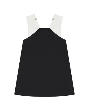 Elisabetta Franchi Kids ボウ・トラペーズドレス - Black - サムネイル1