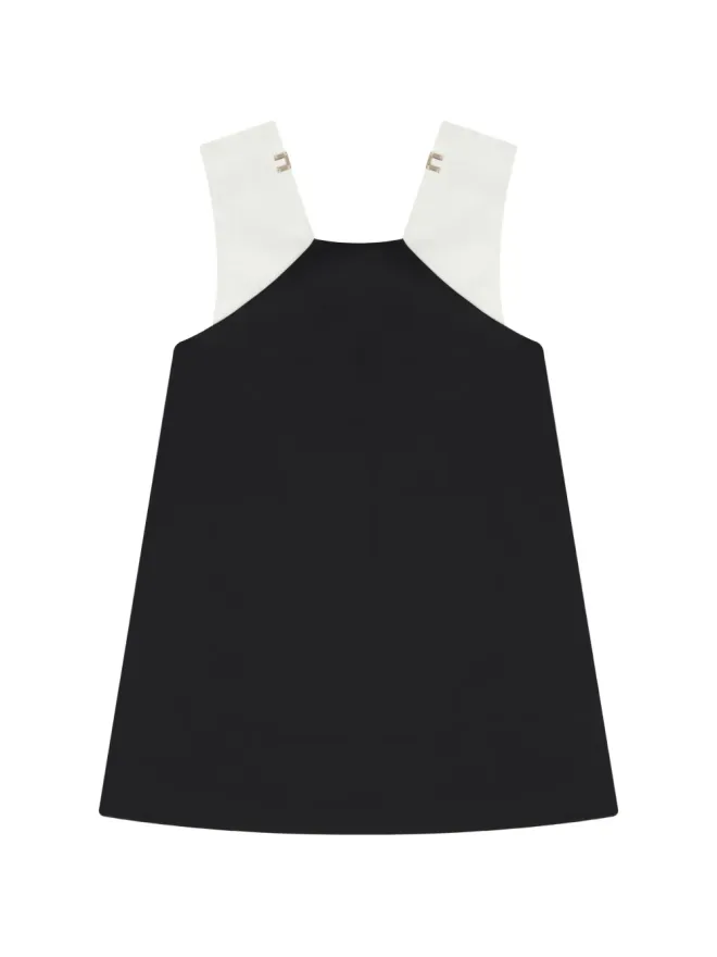Elisabetta Franchi Kids Elisabetta Franchi Kids ボウ・トラペーズドレス - Blackの商品画像
