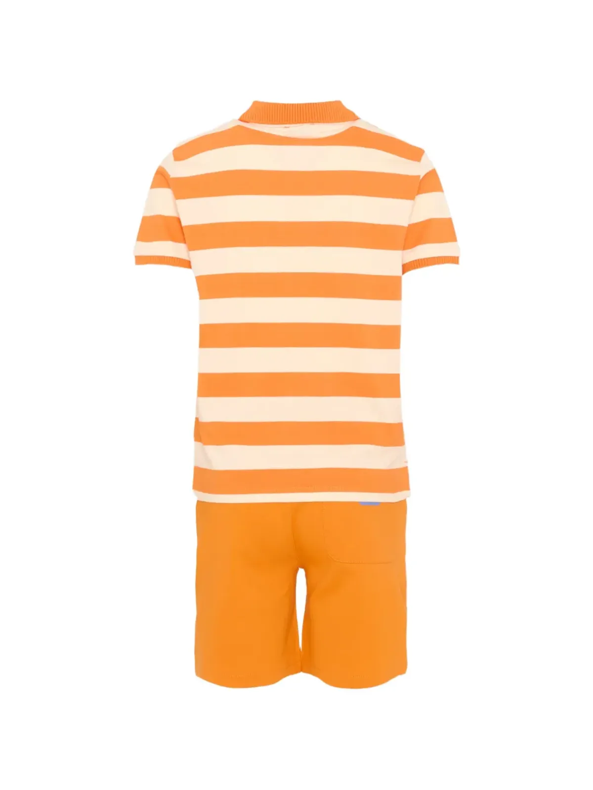 TRUSSARDI JUNIOR ストライプ柄ポロシャツとショーツのセット - 画像2