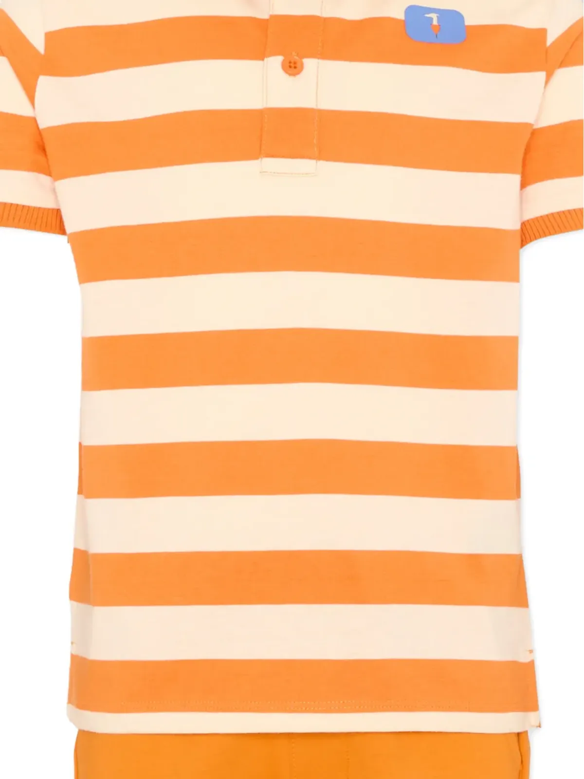TRUSSARDI JUNIOR ストライプ柄ポロシャツとショーツのセット - 画像3