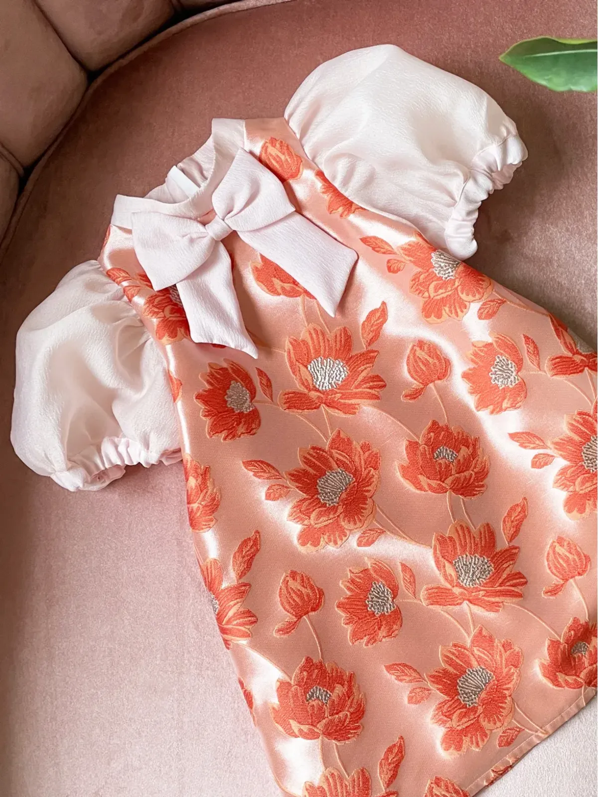 Hucklebones London パフスリーブ ボウディテール シフトドレス - 画像5
