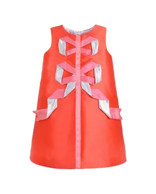 Hucklebones London origami ribbon shift dress - サムネイル1