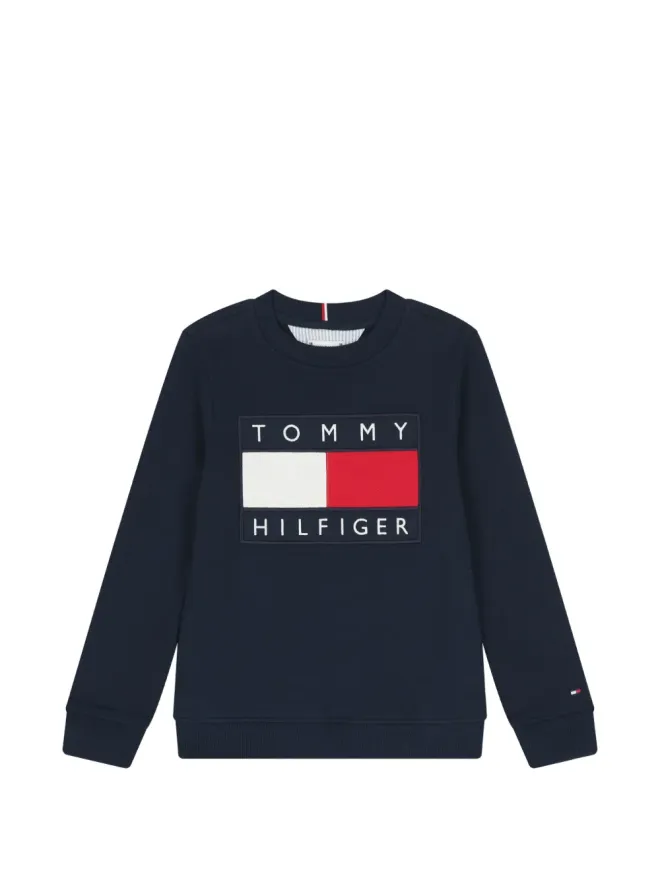 Tommy Hilfiger Junior Tommy Hilfiger Junior ロゴパッチ付きスウェットシャツの商品画像