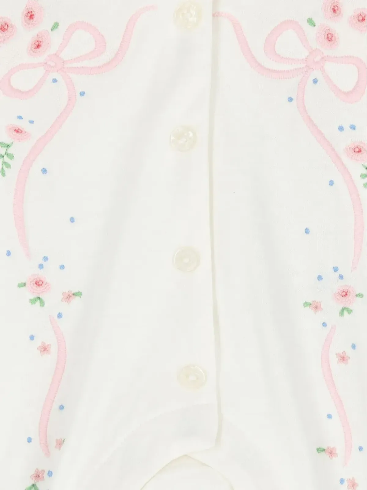 Tartine Et Chocolat ベビーロンパース 星刺繍 - 画像3