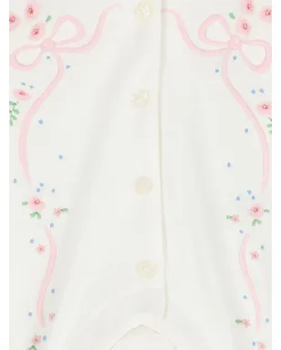 Tartine Et Chocolat ベビーロンパース 星刺繍 - サムネイル3