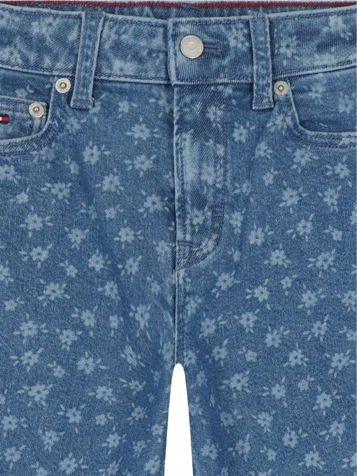 Tommy Hilfiger Junior 花柄デニムジーンズ - 画像3