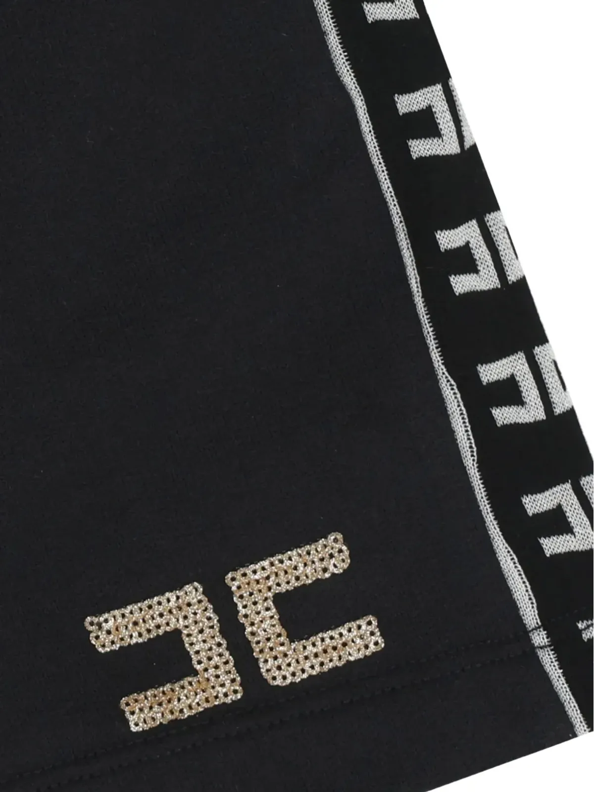 Elisabetta Franchi Kids スパンコール装飾ショートパンツ - 画像3