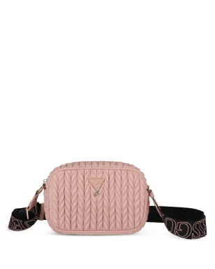 guess kids quilted logo-detail shoulder bag - サムネイル1