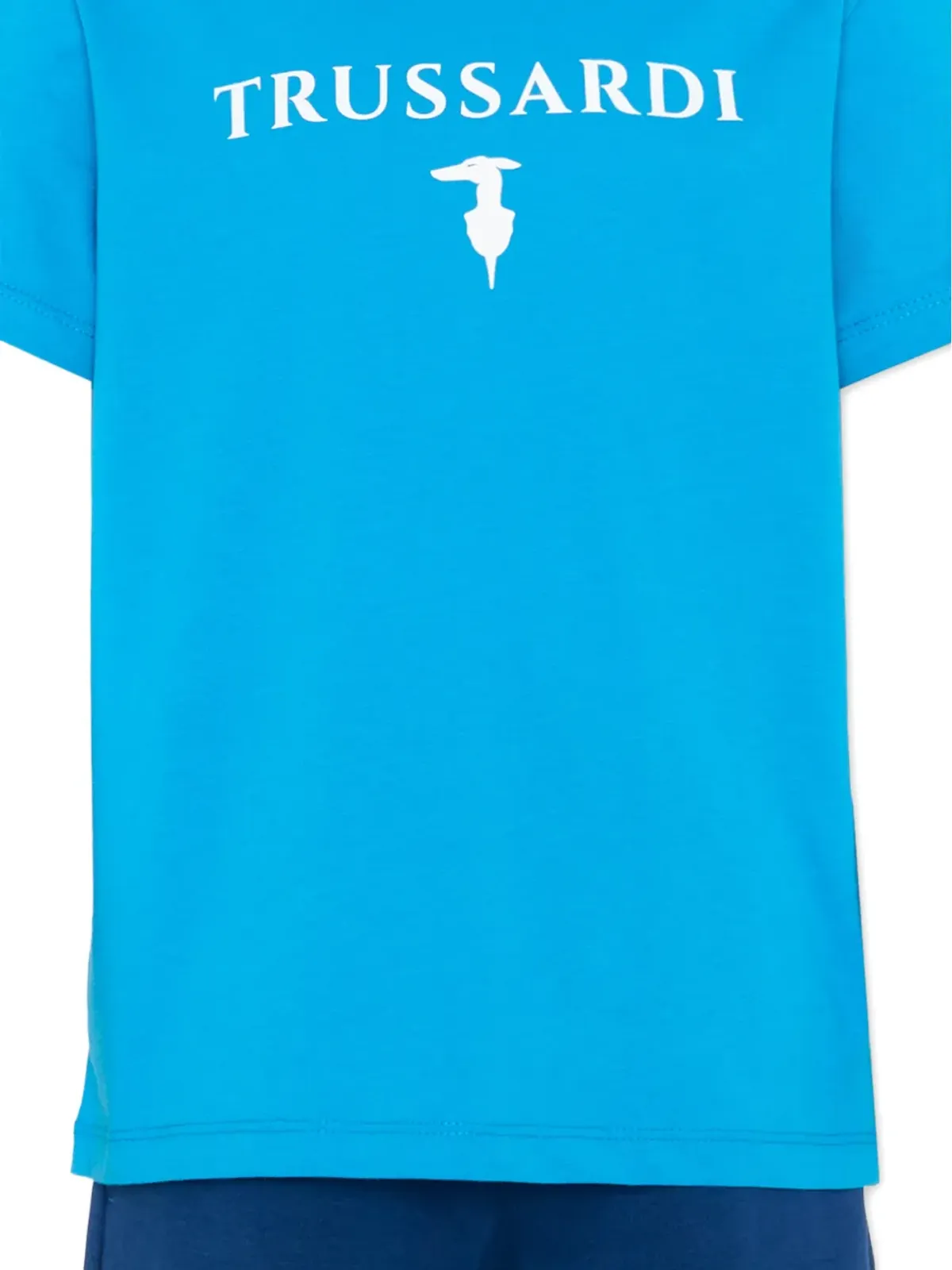 TRUSSARDI JUNIOR ロゴプリント Tシャツとショーツセット - 画像3