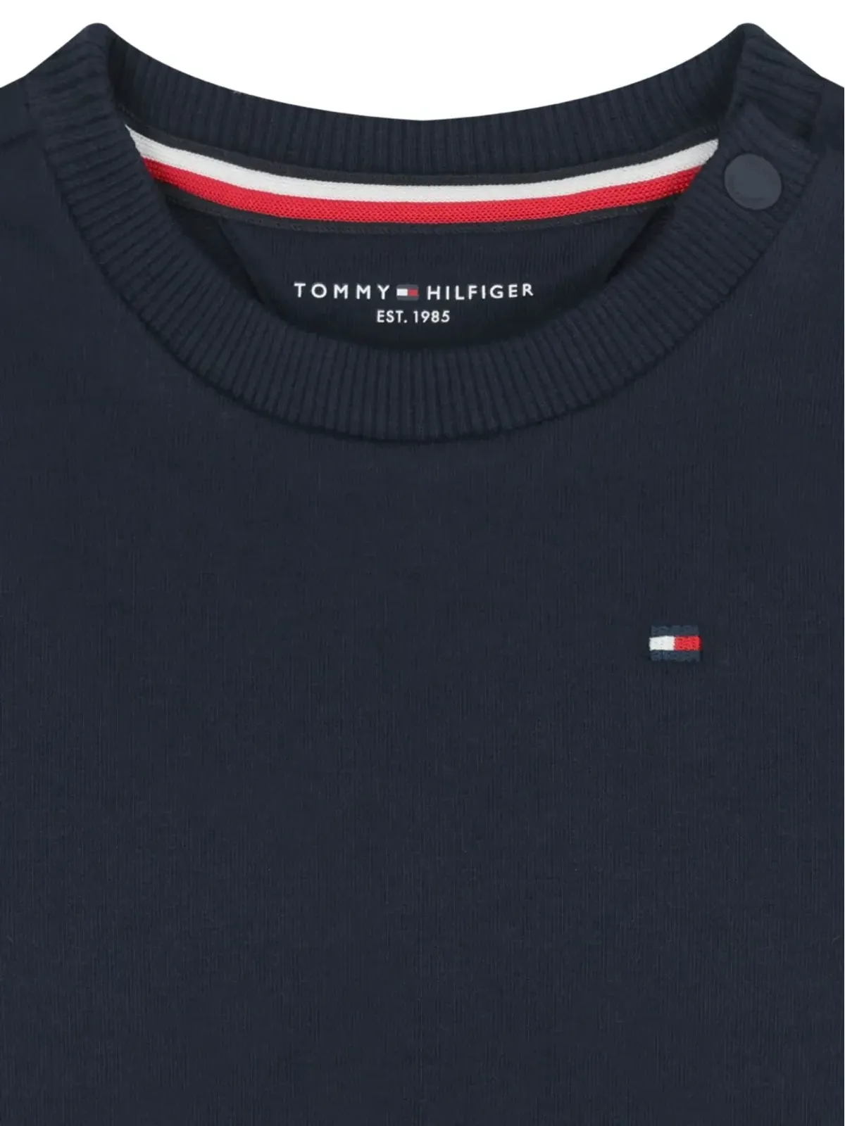 Tommy Hilfiger Junior ボタン付きロゴセーター - 画像3