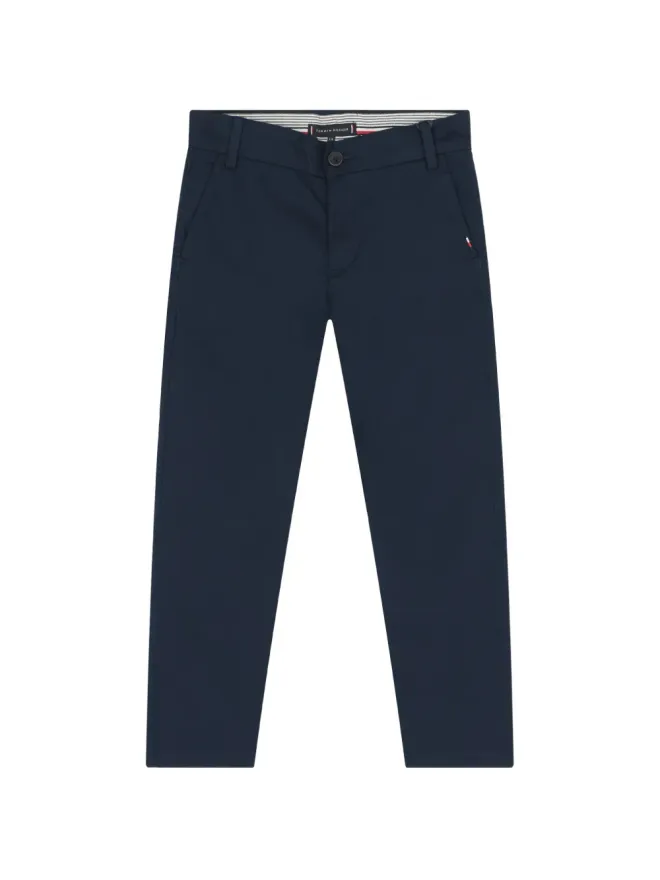 Tommy Hilfiger Junior Tommy Hilfiger Junior ロゴディテール チノパンツの商品画像