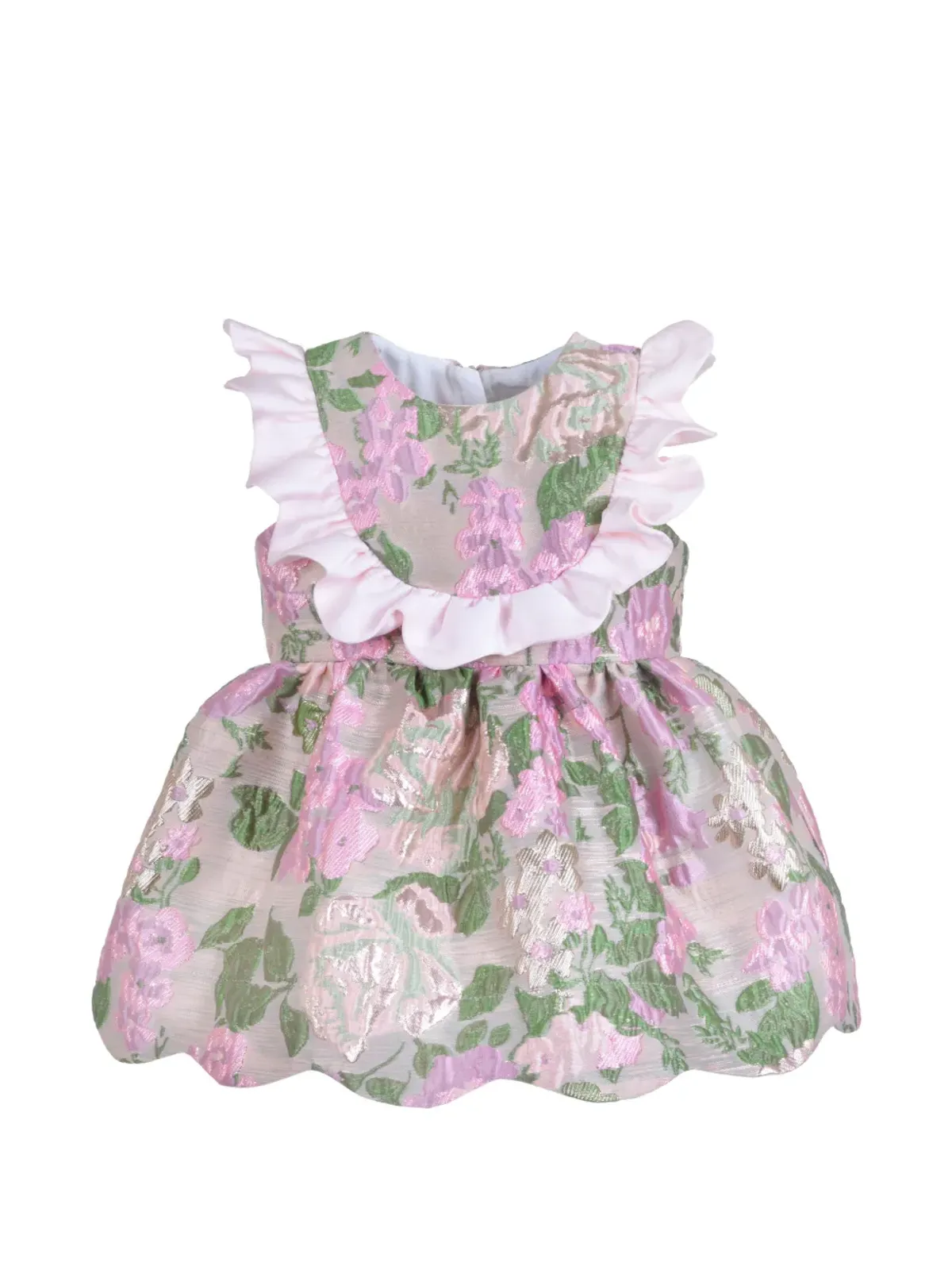 Hucklebones London スカラップフリルボディドレスとブルマーのセット - 画像1