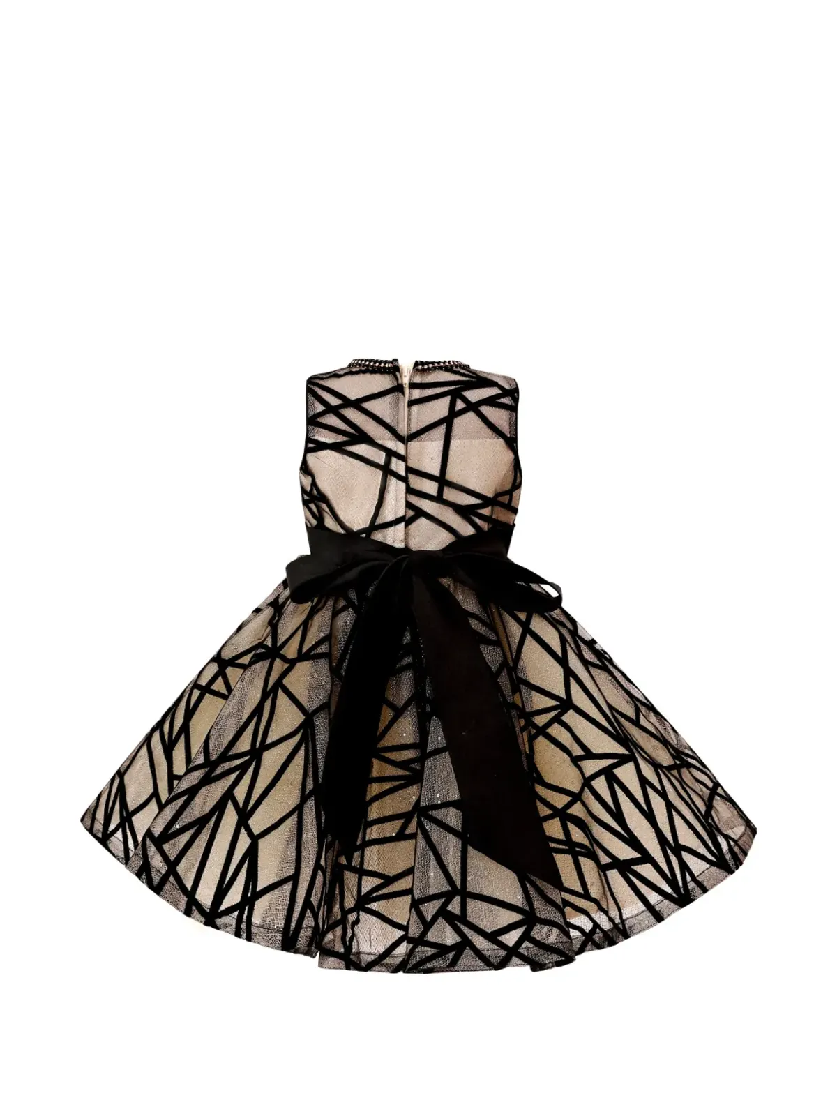 Tulleen パール付きリボンのドレス - 画像2