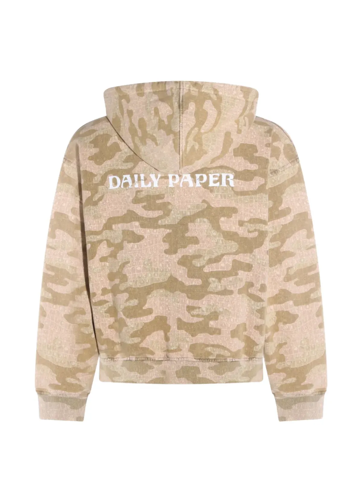 Daily Paper camo-print zip-up hoodie - Neutrals - 画像2