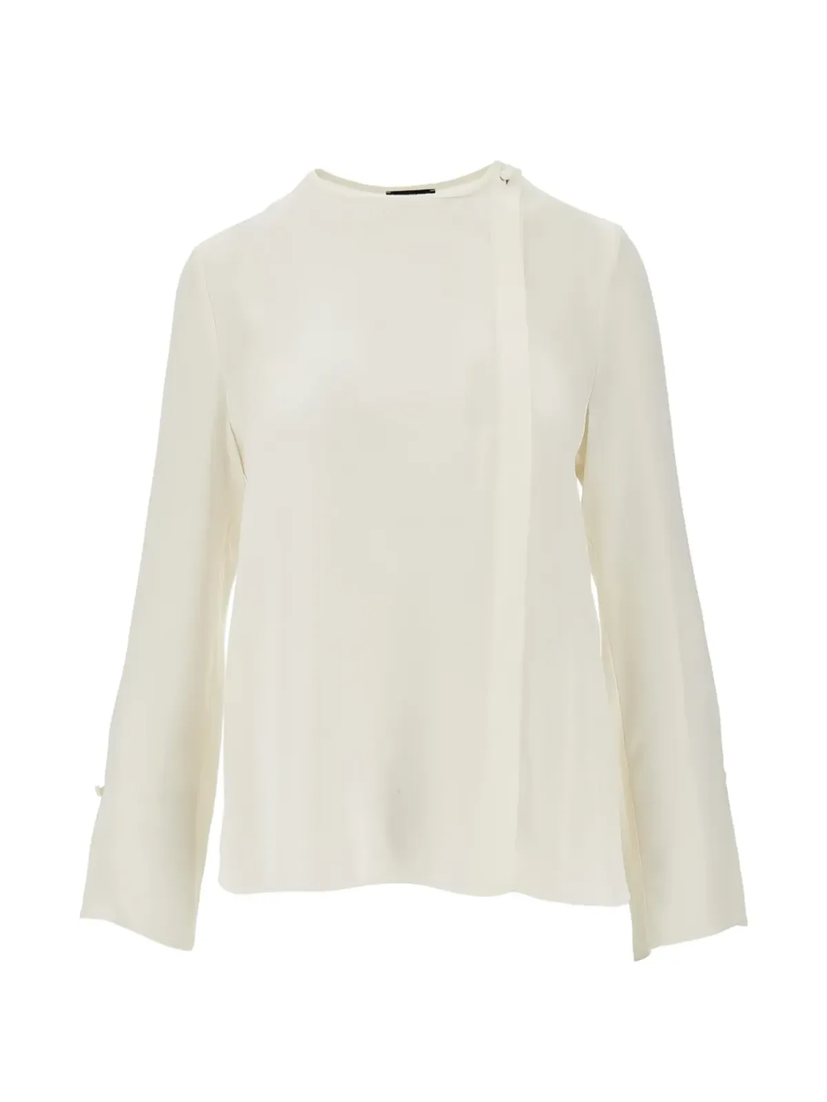 Emporio Armani Georgette ボタン付きブラウス - 画像1