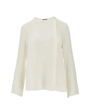 Emporio Armani Georgette ボタン付きブラウス - サムネイル1
