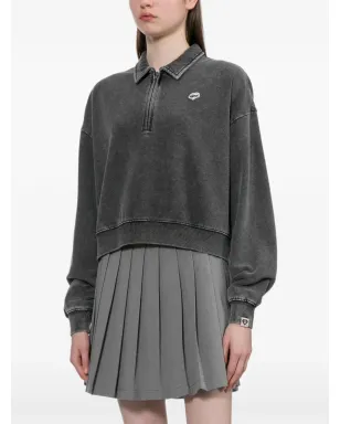 APEE™ by *A BATHING APE® ロゴパッチ半ジップスウェットシャツ - サムネイル3