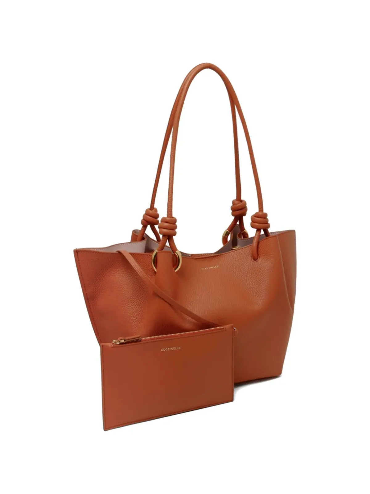 Coccinelle Finn レザー トートバッグ - 画像3