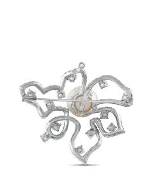LB Exclusive ダイヤモンドパール ブローチ - シルバー - サムネイル2