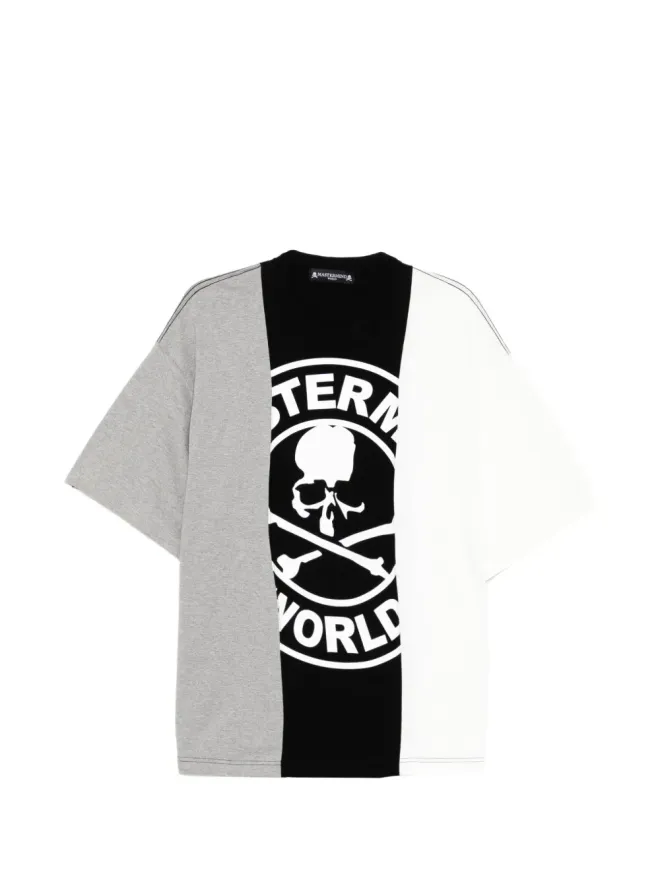MASTERMIND WORLD Mastermind World カラーブロック・スカルグラフィック Tシャツの商品画像