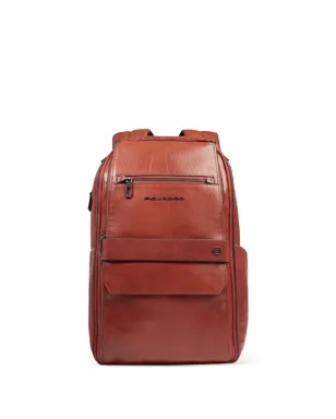 PIQUADRO ソルム レザー バックパック - Brown - サムネイル1