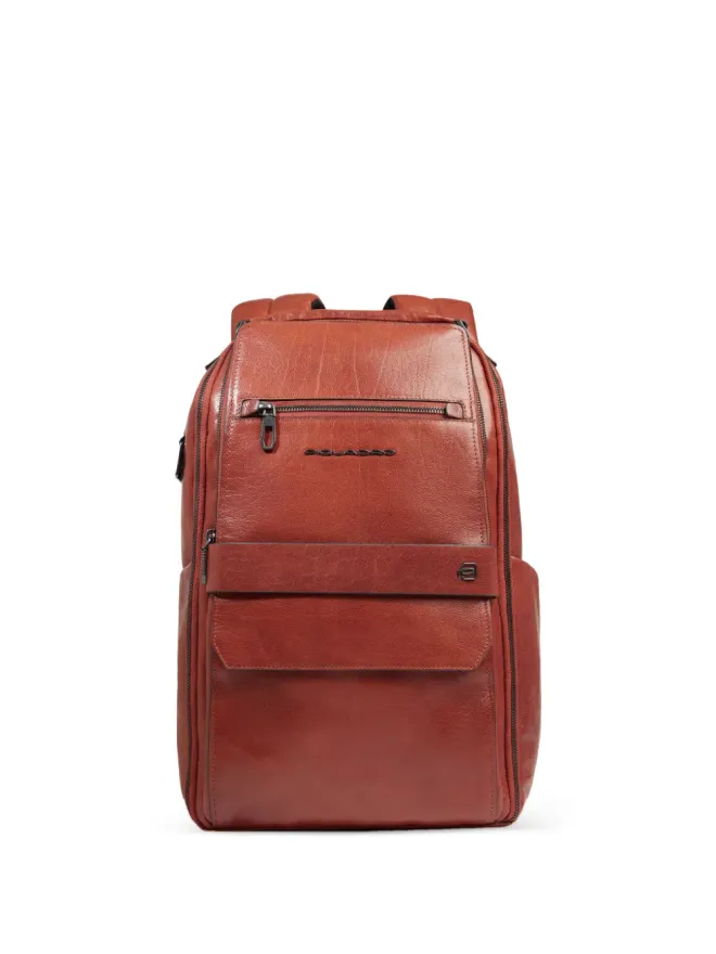 PIQUADRO PIQUADRO ソルム レザー バックパック - Brownの商品画像