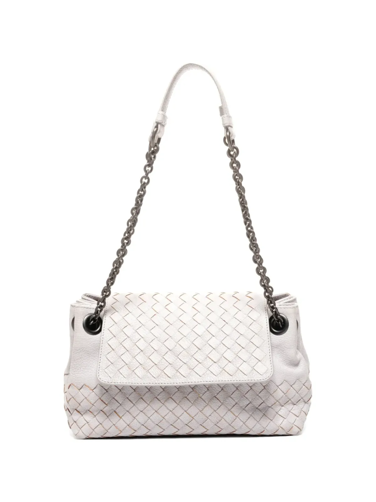 Bottega Veneta ビンテージ イントレチャート チェーンストラップ ショルダーバッグ - ピンク - 画像1