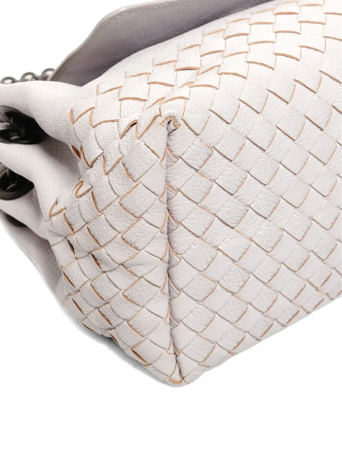Bottega Veneta ビンテージ イントレチャート チェーンストラップ ショルダーバッグ - ピンク - 画像3