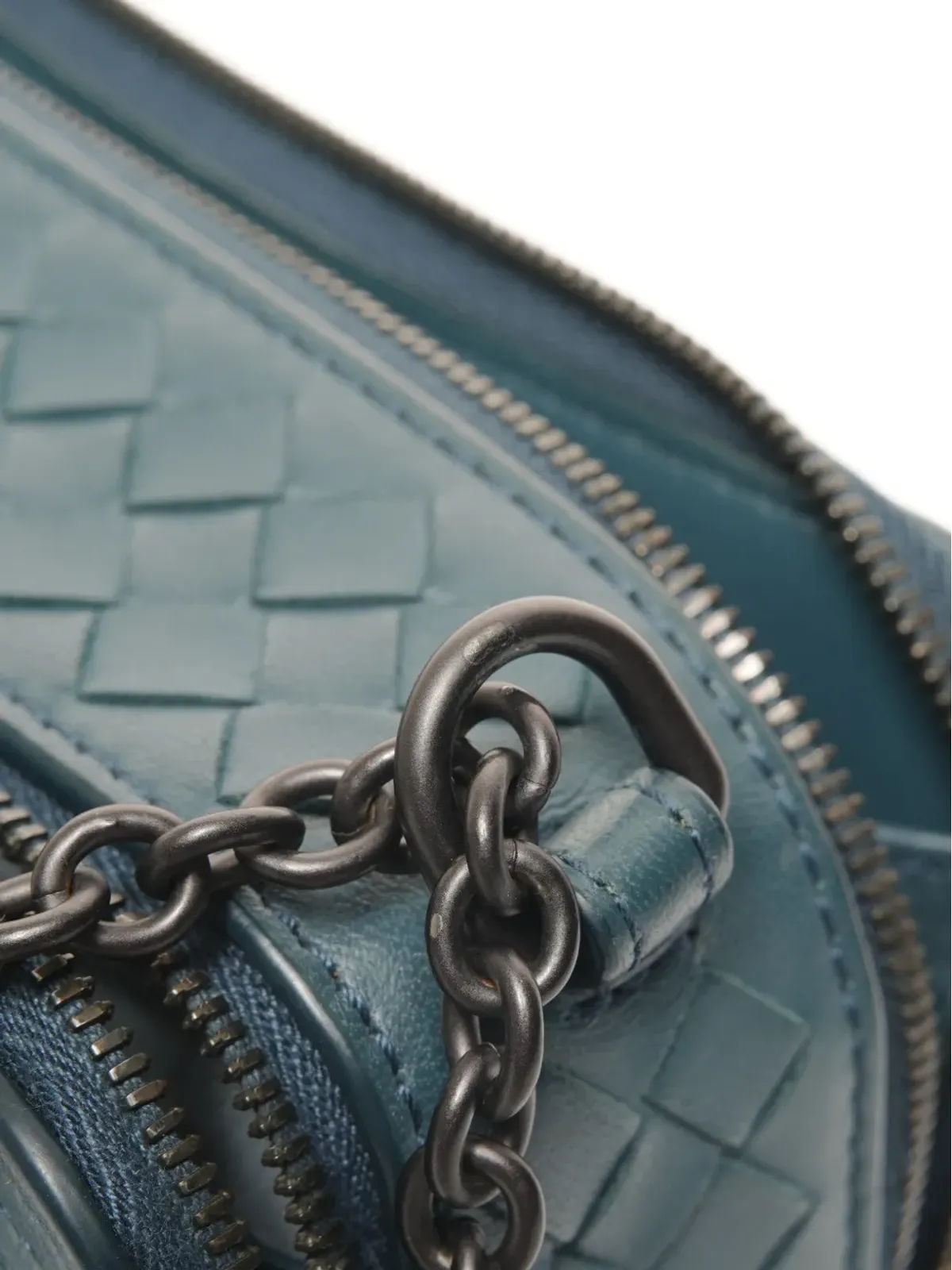 Bottega Veneta Pre-Owned イントレチャート チェーン クロスボディバッグ - 画像5