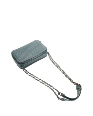Bottega Veneta Pre-Owned イントレチャート チェーン クロスボディバッグ - サムネイル4