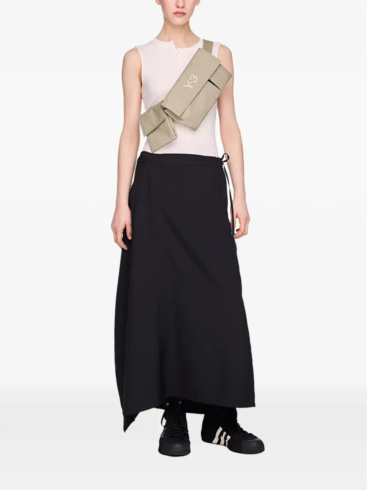Y-3 ロゴプリント ベルトバッグ - 画像2