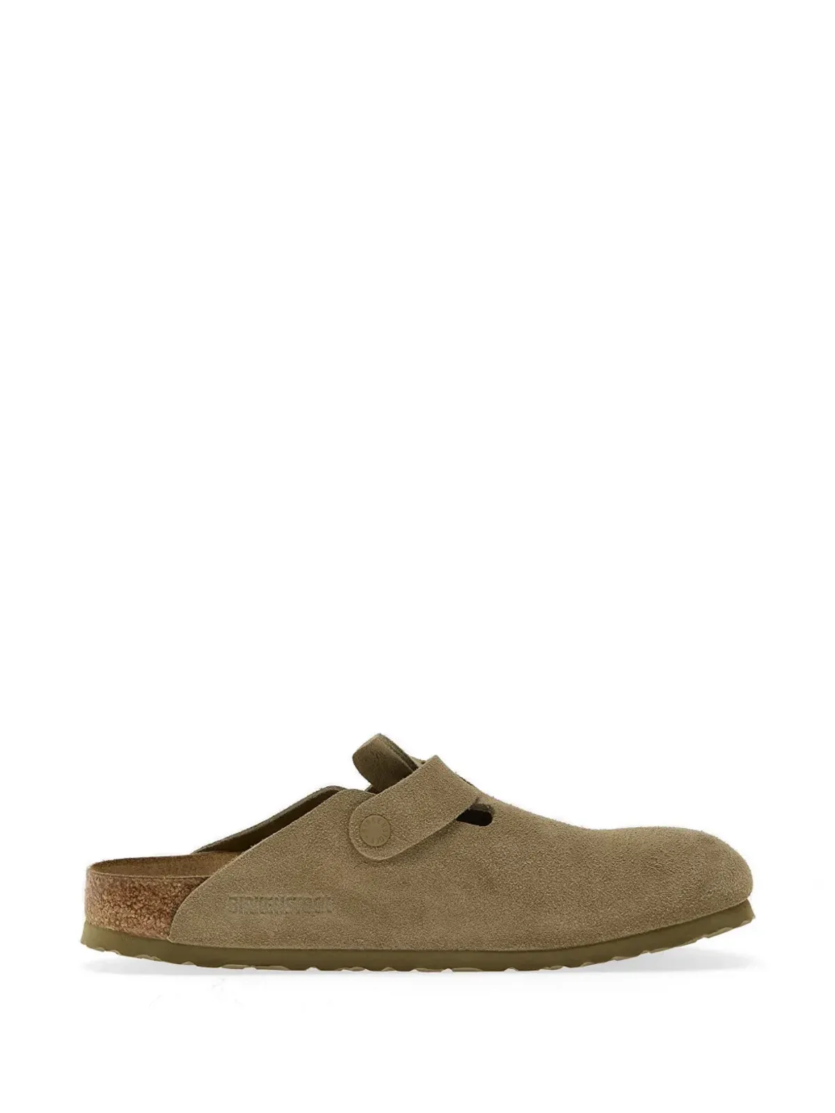 Birkenstock ボストン スウェード フラットミュール - 画像1