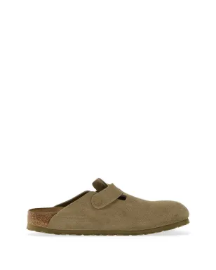 Birkenstock ボストン スウェード フラットミュール - サムネイル1