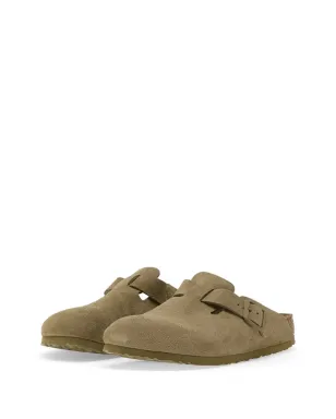 Birkenstock ボストン スウェード フラットミュール - サムネイル2