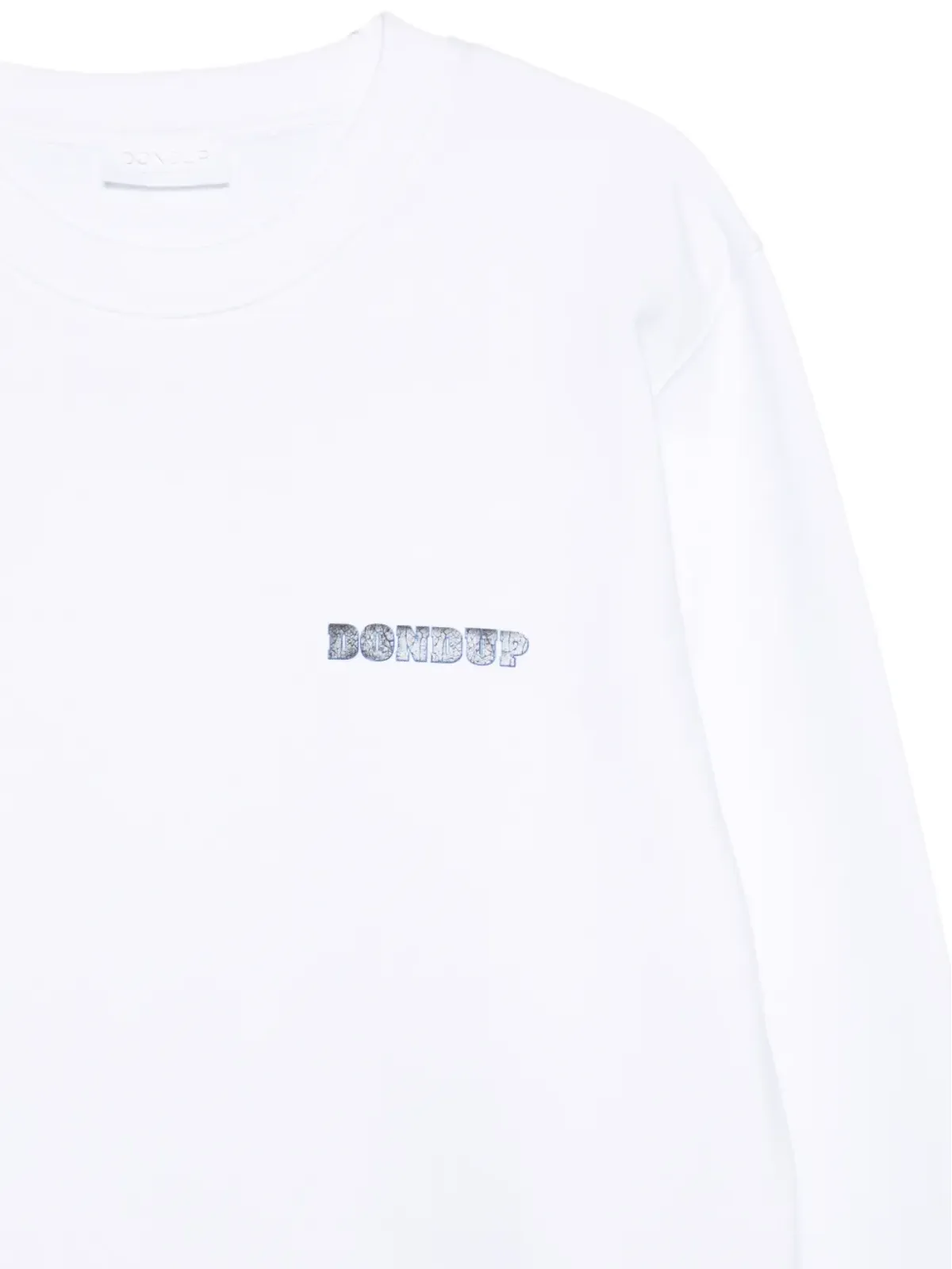 DONDUP ロゴプリント クルーネック スウェットシャツ（ホワイト） - 画像3