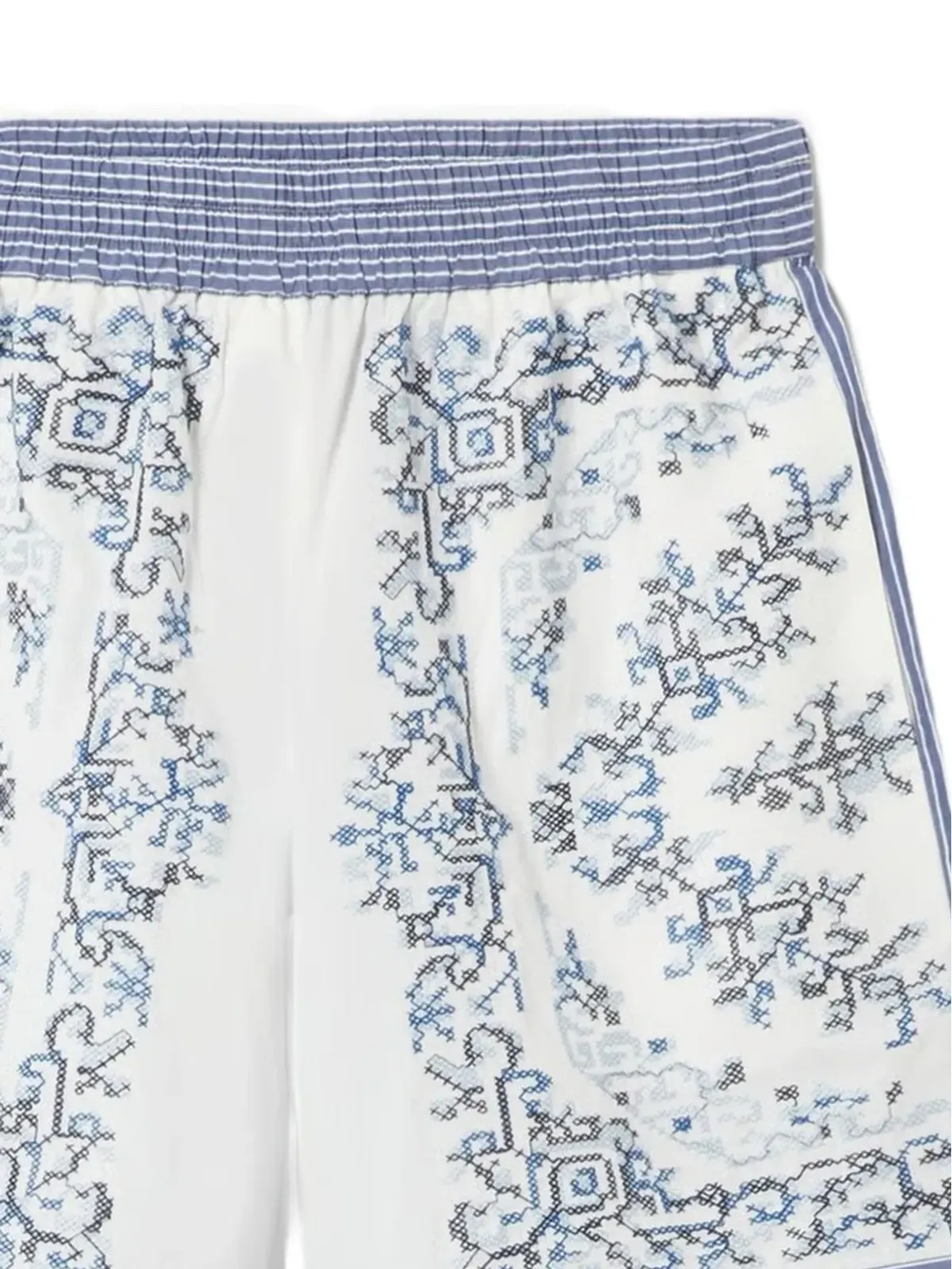 Claudie Pierlot ストライプ柄ウエストバンド付きショーツ - White - 画像2