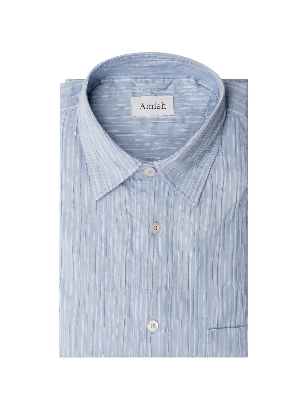 AMISH ストライプシャツ - 画像1